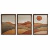 Elegant Decorative Framed MDF Paintings (3 Pieces), 35 x 47 x 3.5 cm | 100% MDF & Pine Wood Frame, UV Printed | Perfect for Home Decor & Art Lovers