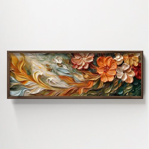 Elegant Decorative Framed MDF Painting, 120 x 40 x 3.5 cm | 100% MDF & Spruce Frame | UV Printed Art for Modern Home Decor & Aesthetic Appeal