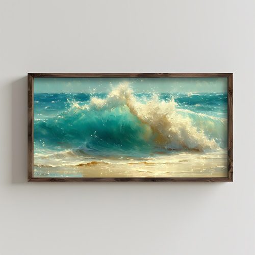 Elegant Decorative Framed MDF Painting, 60 x 120 x 3.5 cm | 100% MDF (3 mm) & Spruce Frame | Perfect for Home Decor & Modern Aesthetics