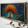 Elegant Decorative Framed MDF Painting, 60 x 120 x 3.5 cm | 100% MDF (3 mm) & Spruce Frame | Perfect for Home Decor & Modern Aesthetics
