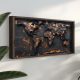 Elegant Decorative Framed MDF Painting, 60 x 120 x 3.5 cm | 100% MDF & Spruce Frame | UV Printed Art for Modern Home Decor & Aesthetic Spaces
