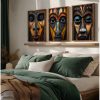 Elegant Decorative Framed MDF Paintings (3 Pieces), 50 x 70 x 3.5 cm | 100% MDF & Spruce Frame, UV Printed | Perfect for Home Decor & Modern Spaces