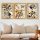 Elegant Decorative Framed Painting Set (3 Pieces), 35 x 45 cm | 100% Wooden Frames, 2 cm Thick Polystyrene | UV Digital Printing, Perfect for Home Decor