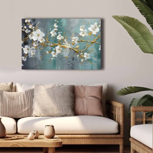 Elegant Decorative Canvas Painting, 45 x 70 cm | 100% Canvas (2.8 mm) & 100% Pine Wood Frame | Perfect for Home Decor & Art Lovers
