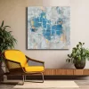 Stunning Decorative Canvas Painting, 69 x 69 cm | 100% Canvas (2.8 mm) & 100% Pine Wood Frame | Perfect for Home Decor & Art Lovers