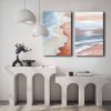 Elegant Decorative Canvas Paintings (2 Pieces), 100% Canvas, 45 x 70 cm Each | 100% Pine Wood Frame | Total Size: 95 x 70 cm | Perfect for Home Decor