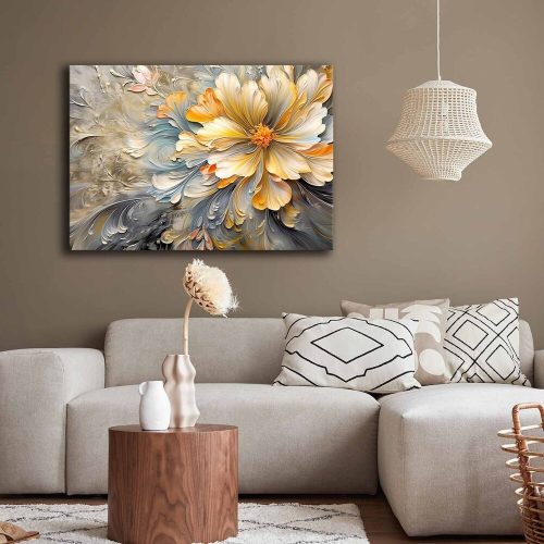 Stunning Decorative Canvas Painting, 70 x 100 cm | 100% Canvas (2.8 mm) & 100% Pine Wood Frame | Perfect for Home Decor & Art Lovers