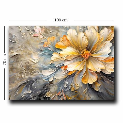 Stunning Decorative Canvas Painting, 70 x 100 cm | 100% Canvas (2.8 mm) & 100% Pine Wood Frame | Perfect for Home Decor & Art Lovers
