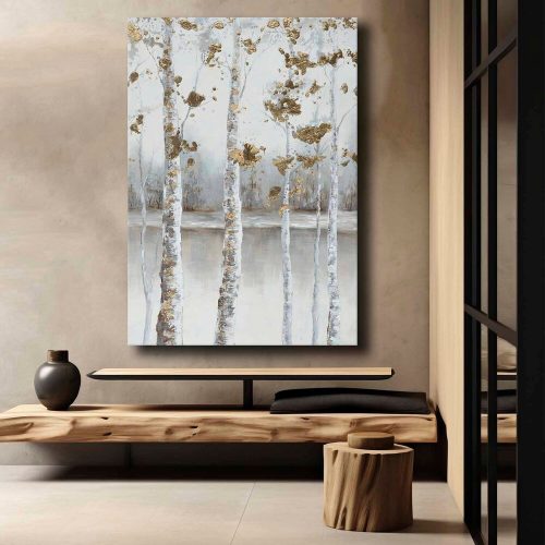 Stunning Decorative Canvas Painting, 70 x 100 cm | 100% Canvas (2.8 mm) & 100% Pine Wood Frame | Perfect for Home Decor & Art Lovers