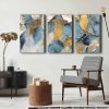 Elegant Decorative Canvas Painting Set (3 Pieces), 100% Canvas & Pine Wood Frame, 45 x 70 cm Each | Total Size: 145 x 70 cm | Perfect for Home Décor