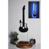 Decorative LED Lighting with Black MDF Base, 22 x 68 cm | 60 LEDs/m, 300 Lumen, 3000K | 50000 Hour Lifespan, Built-in Wall Hanging, Elegant Blue Design