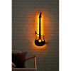 Elegant Yellow Decorative LED Lighting, 22 x 68 cm | Black MDF Base, 60 LEDs/m, 350 Lumen, 50000 hrs Life Span | Perfect for Home Decor & Ambiance