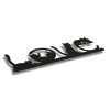 Elegant Red Decorative LED Lighting, 70 x 22 cm | Black MDF Base (2.7mm), 60 LEDs/m, 12V 1A Adaptor, 375cm Cord | Perfect for Modern Decor