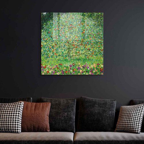 Elegant Decorative Tempered Glass Painting, 60 x 60 cm | 100% Tempered Glass, 4 mm Thick | Perfect for Modern Home Decor & Art Display