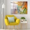 Elegant Tempered Glass Painting, 70 x 100 cm, 100% Tempered Glass (4 mm) | Stunning Wall Art for Modern Home Decor & Office Spaces