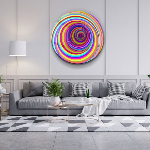 Elegant Decorative Tempered Glass Painting, 80 x 80 cm | 100% Tempered Glass (4 mm) | Stunning UV Printing for Modern Home Décor