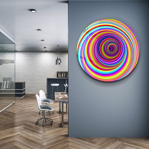 Elegant Decorative Tempered Glass Painting, 80 x 80 cm | 100% Tempered Glass (4 mm) | Stunning UV Printing for Modern Home Décor