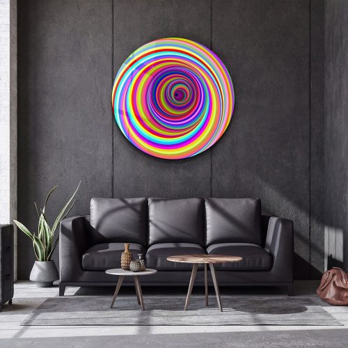 Elegant Decorative Tempered Glass Painting, 80 x 80 cm | 100% Tempered Glass (4 mm) | Stunning UV Printing for Modern Home Décor