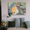 Stunning Decorative Canvas Painting by Gustav Klimt, 70 x 100 cm | 100% Canvas, 100% Wooden Frame (2.8 cm) | Perfect for Nursery & Baby Cradle Decor