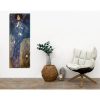 Stunning Gustav Klimt Decorative Canvas Painting, 30 x 80 cm, 100% Canvas with 2 x 3 cm Wooden Frame | Perfect for Home Decor & Art Lovers