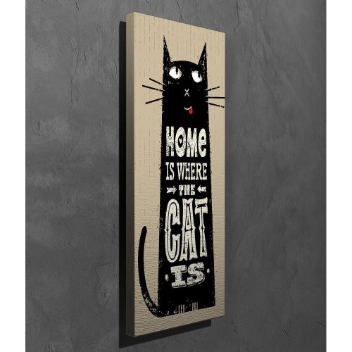 Elegant Decorative Canvas Painting, 30 x 80 cm, Wooden Frame, 60% Cotton/40% Polyester, Stunning Digital Print for Home Décor & Art Lovers