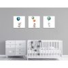 Elegant Decorative Canvas Painting Set (3 Pieces), 30 x 30 cm | 60% Cotton/40% Polyester, Wooden Frame, Digital Print | Perfect for Home Decor & Art Lovers