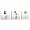 Elegant Decorative Canvas Painting Set (3 Pieces), 30 x 30 cm | 60% Cotton/40% Polyester, Wooden Frame, Digital Print | Perfect for Home Decor & Art Lovers