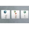 Elegant Decorative Canvas Painting Set (3 Pieces), 30 x 30 cm | 60% Cotton/40% Polyester, Wooden Frame, Digital Print | Perfect for Home Decor & Art Lovers