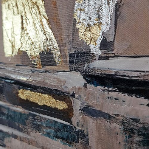 Hand-Painted Decorative Oil Painting on 100% Canvas, 70 x 70 cm, Framed in 100% Wooden Frame (3 cm Thick) | Perfect for Home Decor & Art Lovers