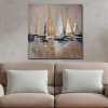 Hand-Painted Decorative Oil Painting on 100% Canvas, 100 x 100 cm | Sturdy 3 cm Wooden Frame | Perfect for Home Decor & Art Lovers