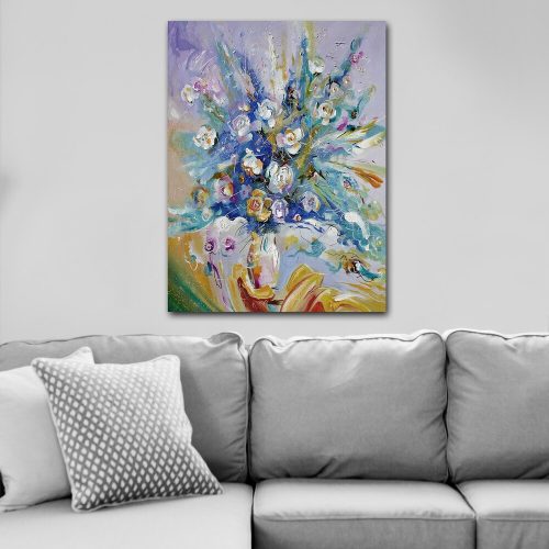 Stunning Decorative Canvas Painting, 70 x 100 cm | 100% Canvas, 100% Wooden Frame (3 cm Thick) | Perfect for Home Decor & Art Lovers