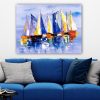 Stunning Decorative Canvas Painting, 70 x 100 cm | 100% Canvas, 3 cm Thick Wooden Frame | Perfect for Home Decor & Art Lovers, Anonymous Artist