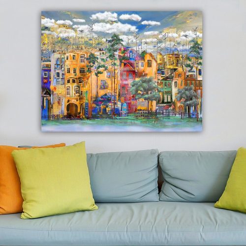 Stunning Decorative Canvas Painting, 70 x 100 cm | 100% Canvas, 100% Wooden Frame (3 cm Thick) | Perfect for Home Decor & Art Lovers