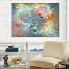 Stunning Decorative Canvas Painting, 70 x 100 cm | 100% Canvas, 3 cm Thick Wooden Frame | Perfect for Home Decor & Art Lovers, Anonymous Artist