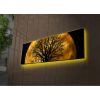 Decorative LED Lighted Canvas Painting, 30 x 90 cm, 100% Suede Canvas, Wooden Frame (3 cm), Battery-Powered with On/Off Switch, Perfect for Home Decor