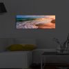 Stunning LED Lighted Canvas Painting, 30 x 90 cm, 100% Suede Canvas, Wooden Frame (3 cm) | Battery-Powered, On/Off Switch | Perfect for Home Decor