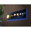 Stunning LED Lighted Canvas Painting, 30 x 90 cm, 100% Suede Canvas, Wooden Frame (3 cm) | Battery-Powered, On/Off Switch | Perfect for Home Decor