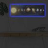 Stunning LED Lighted Canvas Painting, 30 x 90 cm, 100% Suede Canvas, Wooden Frame (3 cm) | Battery-Powered, On/Off Switch | Perfect for Home Decor