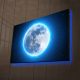 Decorative LED Lighted Canvas Painting, 45 x 70 cm, 100% Suede Canvas, Wooden Frame (3 cm), Battery-Powered with On/Off Switch, Perfect for Home Decor