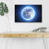 Decorative LED Lighted Canvas Painting, 45 x 70 cm, 100% Suede Canvas, Wooden Frame (3 cm), Battery-Powered with On/Off Switch, Perfect for Home Decor