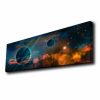 Decorative LED Lighted Canvas Painting, 30 x 90 cm, 100% Polyester Canvas, Wooden Frame (3.5-4 cm), Battery-Powered with On/Off Switch, Perfect for Home Decor