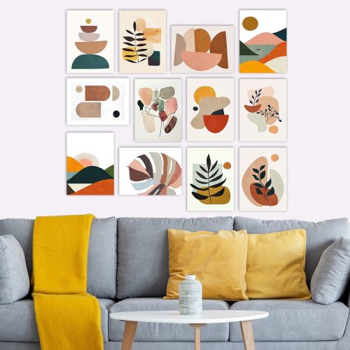 Set of 12 Decorative MDF Paintings, 20 x 15 cm | 100% MDF, 3 mm Thick | Unique Art for Home Decor, Elegant Touch for Any Space