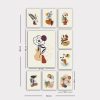 Elegant Decorative MDF Paintings (9 Pieces), 100% MDF, 3 mm Thick | 20 x 15 cm (8 pcs) & 30 x 40 cm (1 pc) | Perfect for Home Decor & Art Lovers