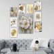 Elegant Decorative MDF Paintings (9 Pieces), 100% MDF, 3 mm Thick | 20 x 15 cm (8 pcs) & 30 x 40 cm (1 pc) | Perfect for Home Decor & Art Lovers