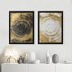 Elegant Decorative Framed Paintings (2 Pieces), 34 x 44 cm | 100% MDF, 2 cm Thick | Stylish Wall Art for Home & Office Décor, Anonymous Artist