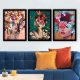 Elegant Decorative Framed Paintings (3 Pieces), 35 x 45 cm | 100% MDF, 2 cm Thick | Stylish Wall Art for Home & Office, Anonymous Artist