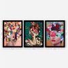 Elegant Decorative Framed Paintings (3 Pieces), 35 x 45 cm | 100% MDF, 2 cm Thick | Stylish Wall Art for Home & Office, Anonymous Artist