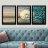 Elegant Decorative Framed Paintings (3 Pieces), 35 x 45 cm | 100% MDF, 2 cm Thick | Stylish Wall Art for Home & Office, Anonymous Artist