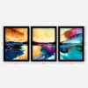 Elegant Decorative Framed Paintings (3 Pieces), 35 x 45 cm | 100% MDF, 2 cm Thick | Stylish Wall Art for Home & Office, Anonymous Artist