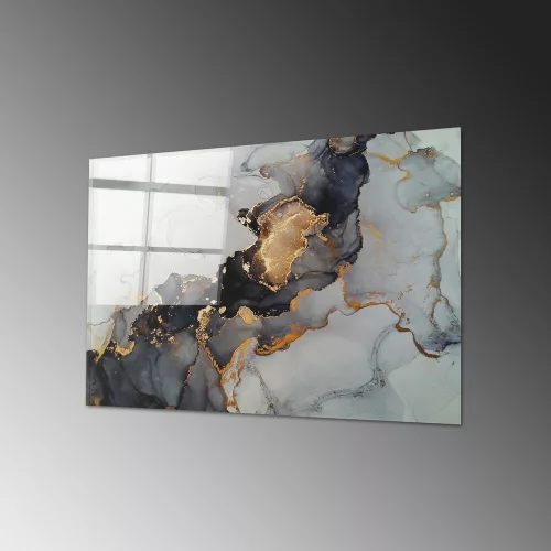 Elegant Decorative Tempered Glass Painting, 50 x 70 cm | 100% Tempered Glass, 4 mm Thick | Perfect for Home Decor & Modern Aesthetics